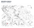 SPACER 6.2X8X16 71614051A diagram position