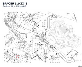 SPACER 6.2X8X16 71614051A diagram position