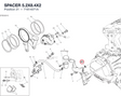 SPACER 5.2X8.4X2 71614071A diagram position