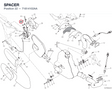 SPACER 71614102AA diagram position