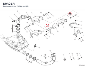 SPACER 71614102AB diagram position