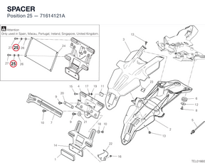 SPACER 71614121A diagram position