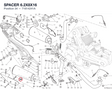 SPACER 6.2X8X16 71614241A diagram position