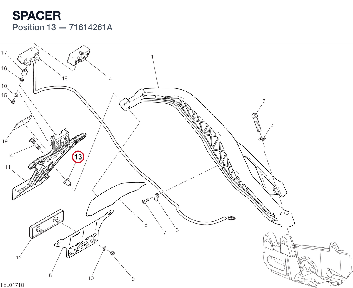 SPACER 71614261A diagram position