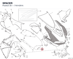 SPACER 71614291A diagram position