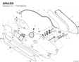 SPACER 71614391AA diagram position