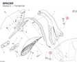 SPACER 71614631AA diagram position