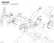 SPACER 71614691AA diagram position