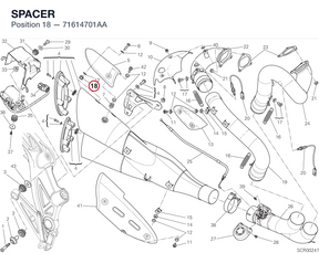 SPACER 71614701AA diagram position
