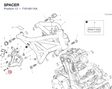 SPACER 71614811AA diagram position