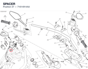 SPACER 71614914AA diagram position