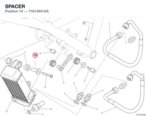 SPACER 71614941AA diagram position