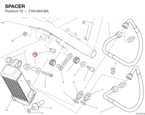 SPACER 71614941BA diagram position