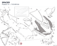 SPACER 71614951AA diagram position