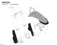 SPACER 71615031BA diagram position