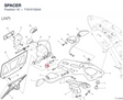 SPACER 71615102AA diagram position