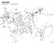 SPACER 71615151AB diagram position