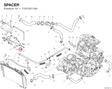 SPACER 71615211AA diagram position