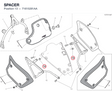 SPACER 71615281AA diagram position