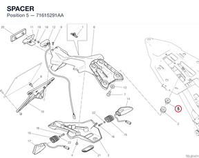 SPACER 71615291AA diagram position