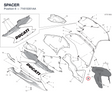 SPACER 71615351AA diagram position