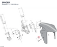 SPACER 71615381AA diagram position