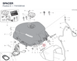 SPACER 71615391AA diagram position