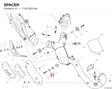 SPACER 71615551AA diagram position