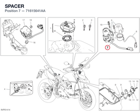 SPACER 71615641AA diagram position