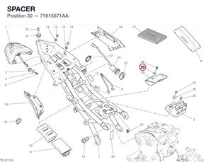 SPACER 71615671AA diagram position