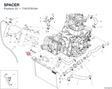 SPACER 71615791AA diagram position
