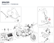 SPACER 71616041AA diagram position