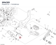 SPACER 71616281AA diagram position