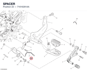 SPACER 71616281AA diagram position