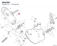 SPACER 71616291AA diagram position