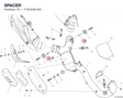 SPACER 71616461AA diagram position