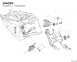 SPACER 71616581AA diagram position
