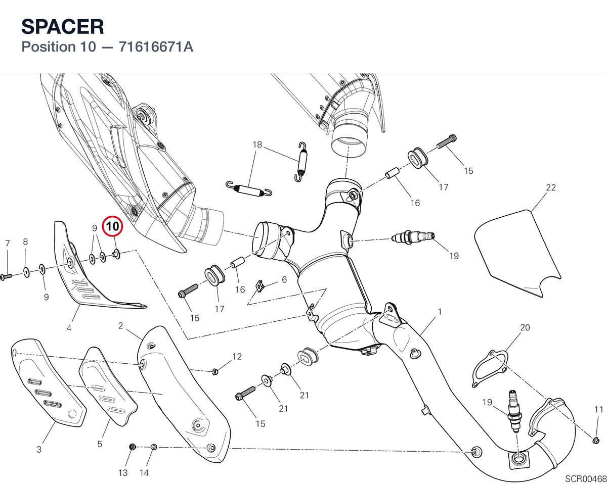 SPACER 71616671A diagram position