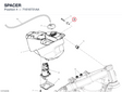 SPACER 71616731AA diagram position