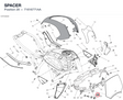 SPACER 71616771AA diagram position