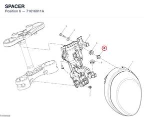 SPACER 71616811A diagram position