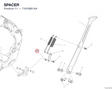 SPACER 71616861AA diagram position