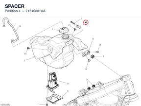 SPACER 71616881AA diagram position