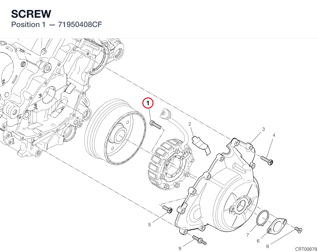 SCREW 71950408CF diagram position