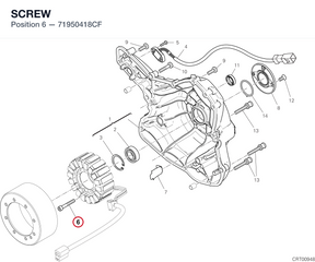 SCREW 71950418CF diagram position
