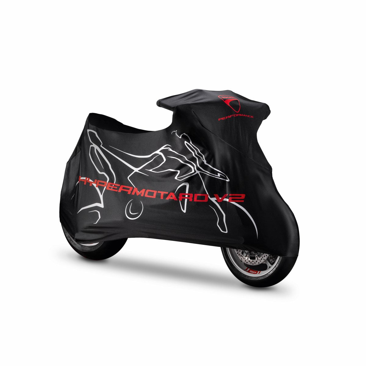 Indoor storage bike canvas cover (HYPERMOTARD)