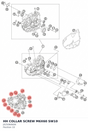 Diagram preview: HH COLLAR SCREW  M6X60  SW10 (J025060606)