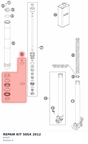 Diagram preview: REPAIR KIT 50SX 2012 (R703T)