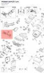Diagram preview: POWER OUTLET 12V (60311042000)