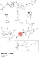 Diagram preview: RUBBER SLEEVE (54513151000)
